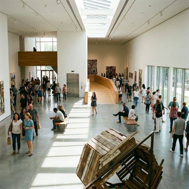 Accessible gallery and museum visit experience