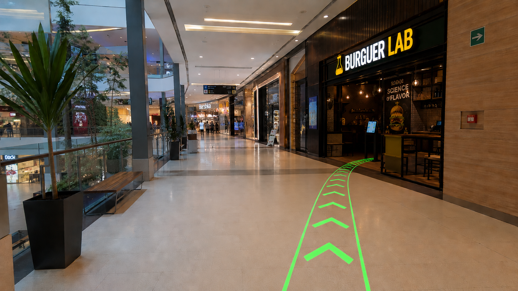 Route preview: Burger Labs · Floor 0